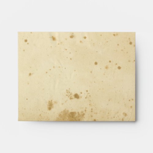 Vintage Blank Aged Stained Envelope