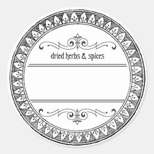 Vintage Blank Herbs and Spices Labels