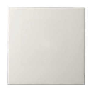 Vintage blank off white solid color ceramic tile