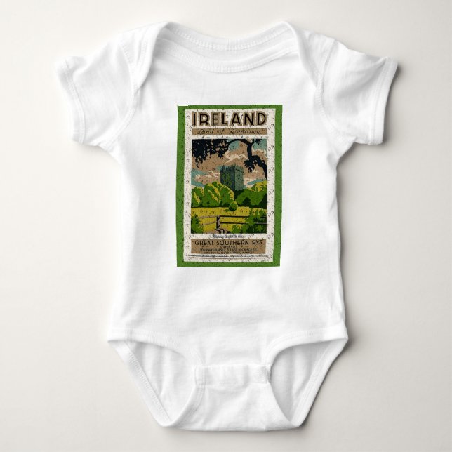 Vintage Blarney Castle Baby Bodysuit (Front)