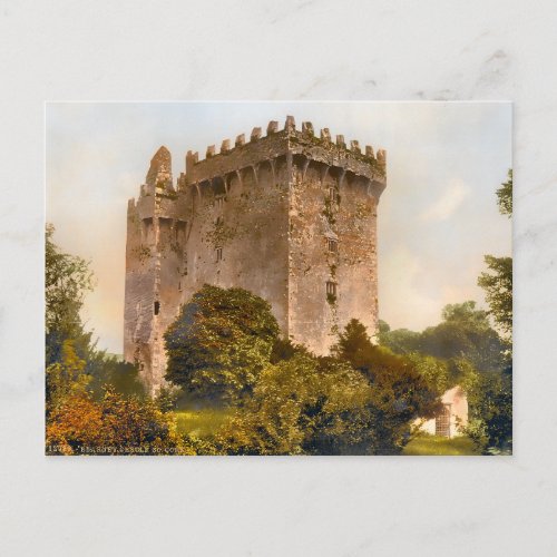 Vintage Blarney Castle Ireland Postcard