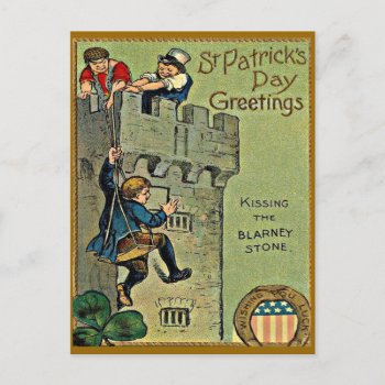 Vintage Blarney Castle Postcard by haveuhurd at Zazzle