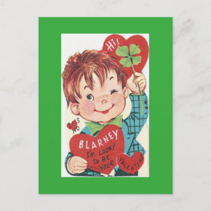 Vintage Blarney Stone Valentine Holiday Postcard