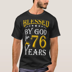 Vintage Blessed God For 76 T-Shirt