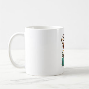 Vintage Blessed Mama Highland Cow Sunflower Wester Coffee Mug