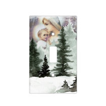 Vintage Blessed Virgin Mary with Baby Jesus Light  Light Switch Cover