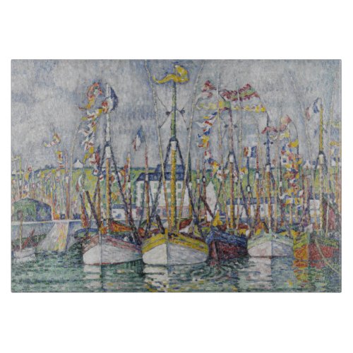 Vintage Blessing of the Tuna Fleet at Groix Cutting Board