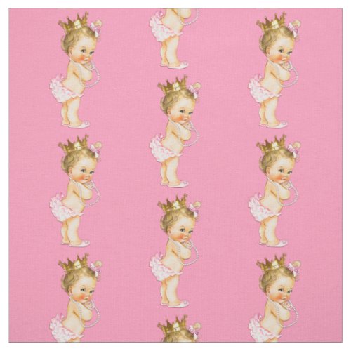 Vintage Blonde Little Princess Fabric