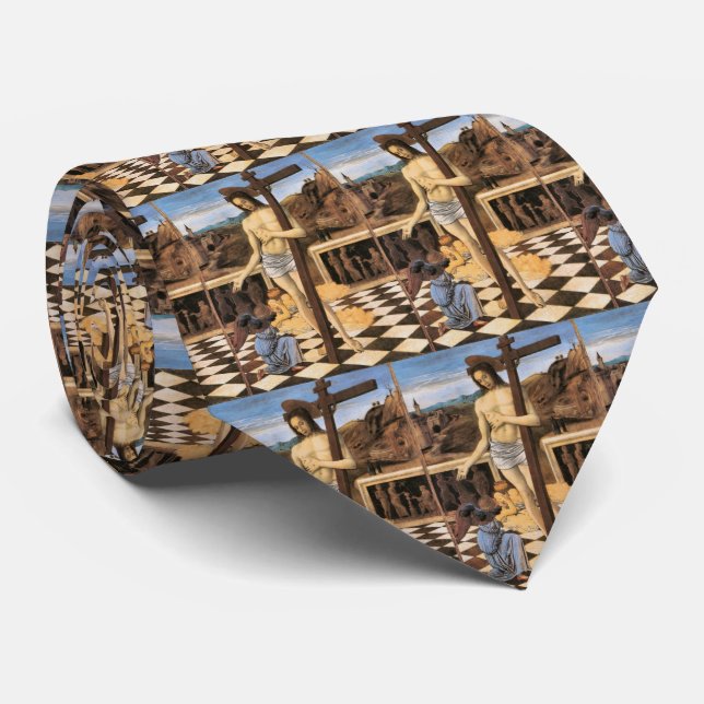 Vintage Blood Of The Redeemer Religious Neck Tie (Rolled)