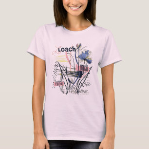 Vintage Bloom Abstract Garden Floral Chaos Wild Pe T-Shirt