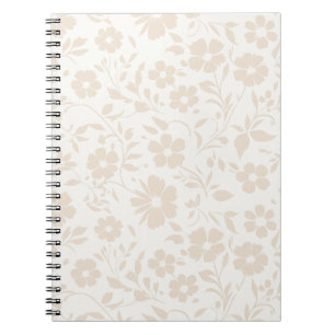 Vintage Bloom Soft Linen - Neutral Notebook