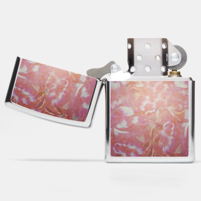 Vintage Blooms   Zippo Lighter (Opened)