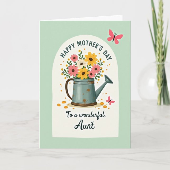 Vintage Blossoms Sweet Mothers Day Card (Front)