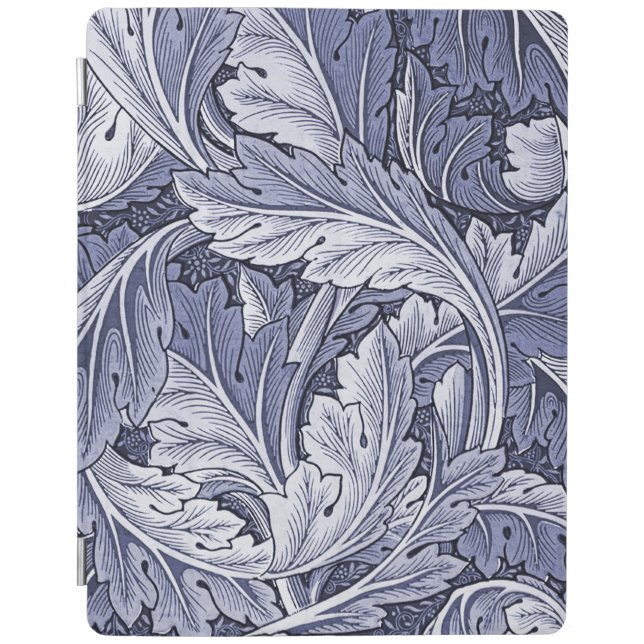Vintage Blue Acanthus Leaf iPad Smartcover Smart Cover (Front)