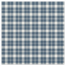 Vintage Blue and White Checkered Plaid