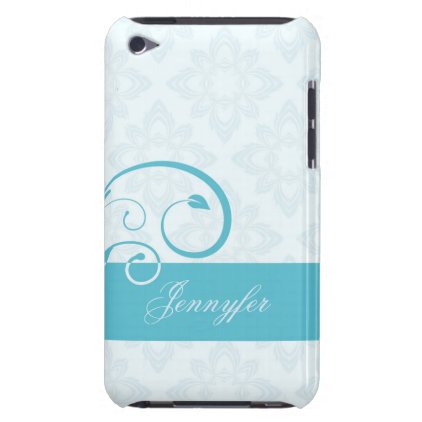 Vintage blue barely there iPod case