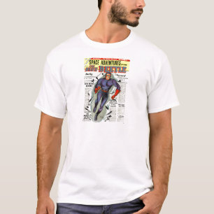 Vintage Blue Beetle Comic Book Superhero T-Shirt