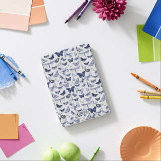 Vintage Blue Butterflies iPad Mini Cover
