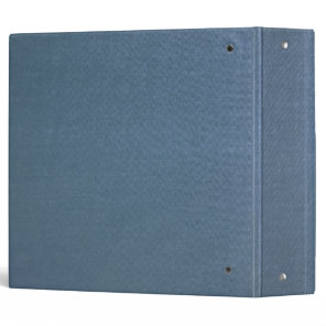 Vintage Blue Canvas Linen Denim Rock Metal 70s 80s 3 Ring Binder