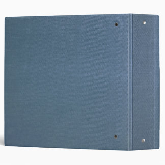 Vintage Blue Canvas Linen Denim Rock Metal 70s 80s 3 Ring Binder