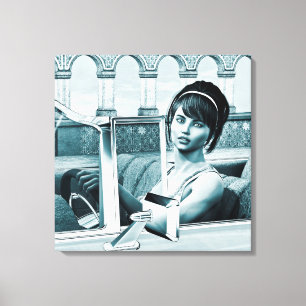 Vintage Blue Canvas Print