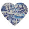 Vintage Blue Christmas Holiday Village