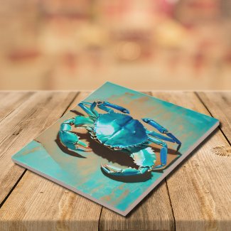 Vintage  blue  crab 