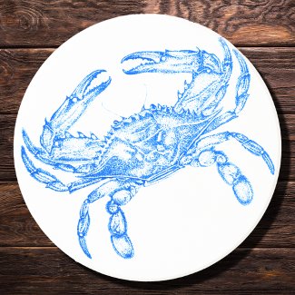 Vintage  blue  crab