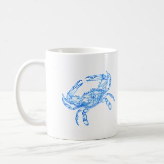 Vintage  blue  crab