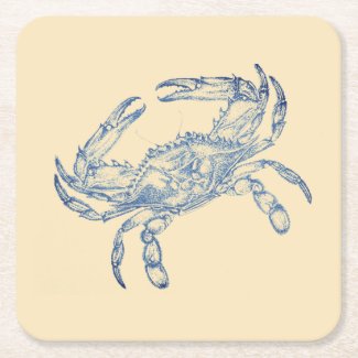 Vintage  blue  crab no2   