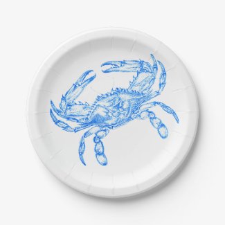 Vintage  blue  crab