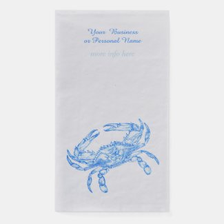 Vintage  blue  crab personalized