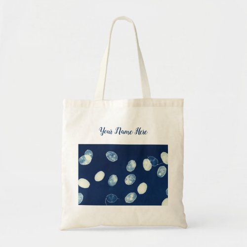 Vintage Blue Customizable Photography Tote Bag