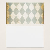 Vintage Blue Diamond Print (Front & Back)