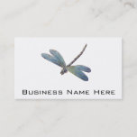 Vintage Blue Dragonfly Business Card at Zazzle