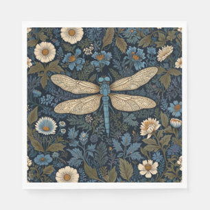 Vintage blue Dragonfly Napkins