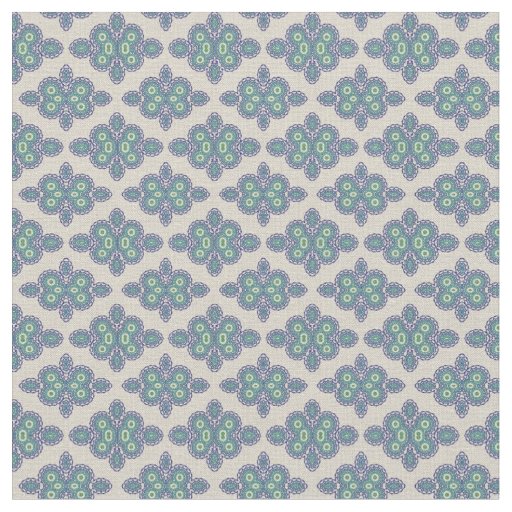 Vintage Blue Dreams Material Fabric