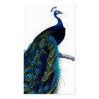 Vintage Blue Elegant Colorful Peacock