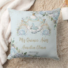 Vintage Blue Floral Princess Quinceañera Keepsake