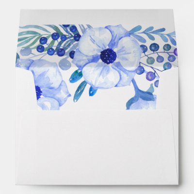 Vintage Blue Floral Wedding