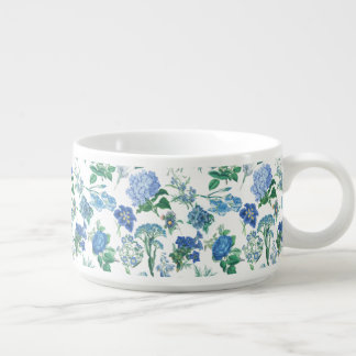 Vintage Blue Flowers Chili Bowl