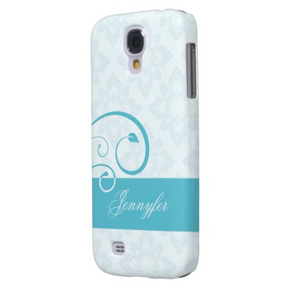 Vintage blue galaxy s4 cover