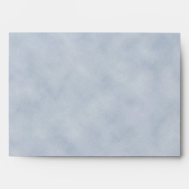 Vintage Blue Gray Parchment Look Texture Envelope (Front)