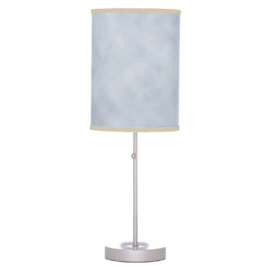 Vintage Blue Gray Parchment Look Texture Table Lamp