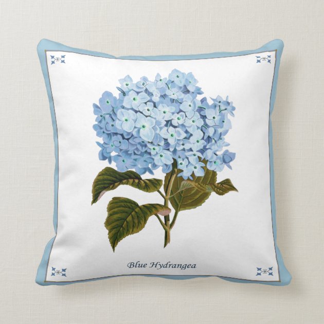 hydrangea pillow