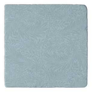 Vintage Blue Larkspur Flower Pattern Trivet