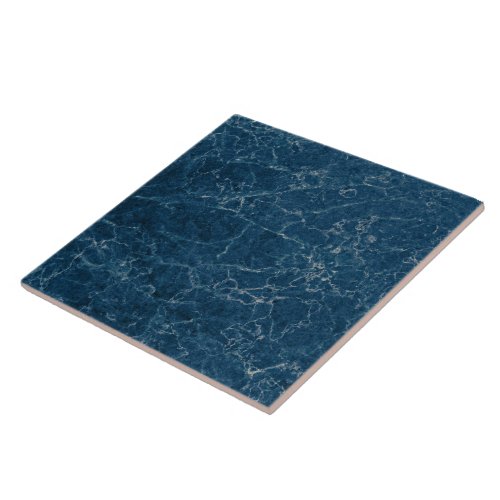 Vintage Blue Marble Stone Texture Ceramic Tile