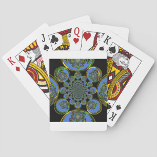 Vintage Blue Poker Cards