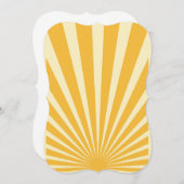 Vintage blue sunburst posters (Front/Back)