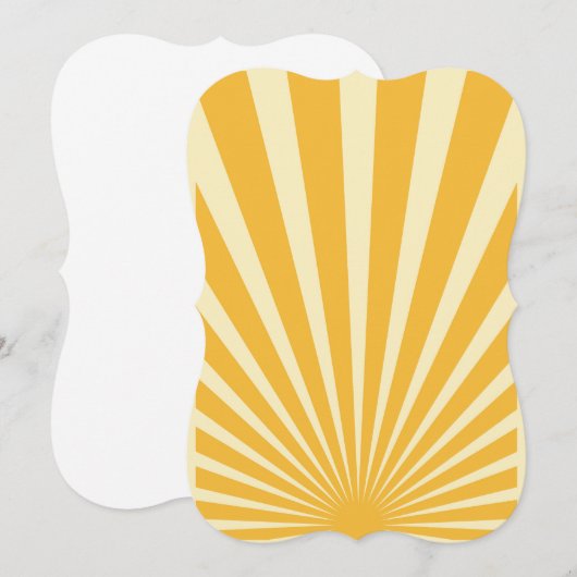 Vintage blue sunburst posters (Front/Back)